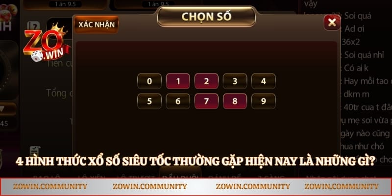 4 hình thức xổ số siêu tốc thường gặp hiện nay là những gì?