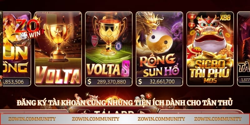 Đăng ký tài khoản cùng những tiện ích dành cho tân thủ