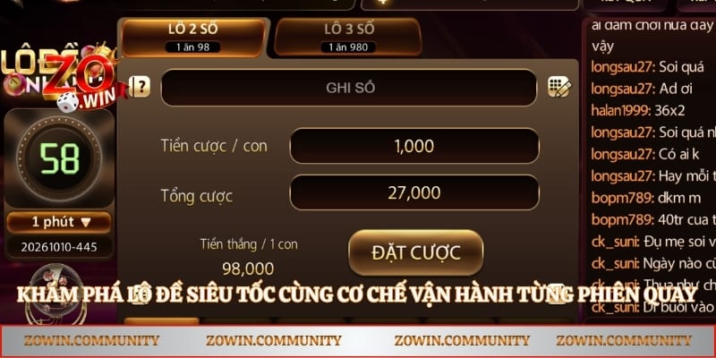 Khám phá lô đề siêu tốc cùng cơ chế vận hành từng phiên quay