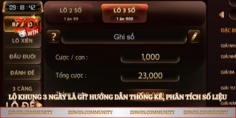 Lô Khung 3 Ngày Là Gì? Hướng Dẫn Thống Kê, Phân Tích Số Liệu